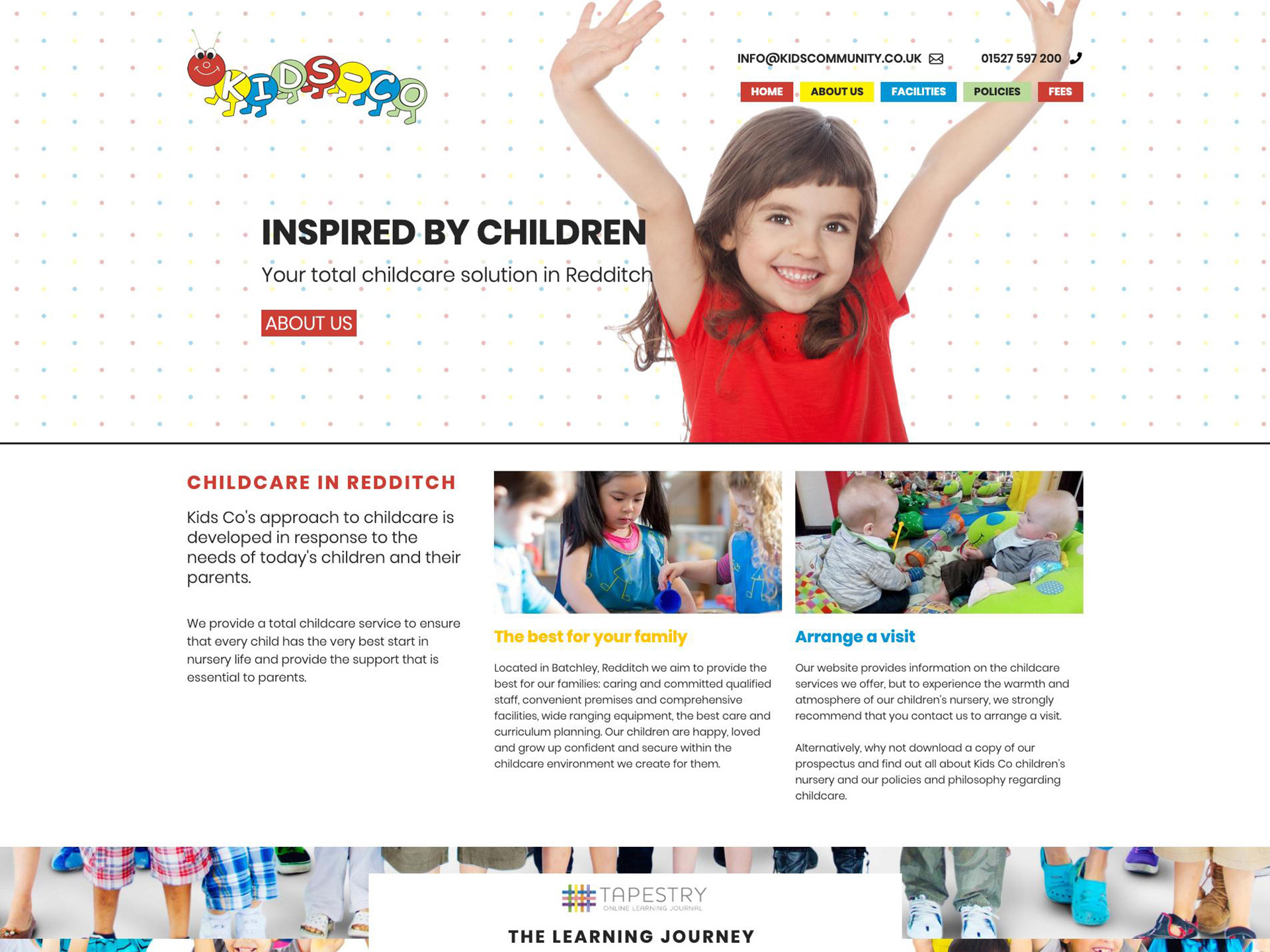 An example of website design in Solihull