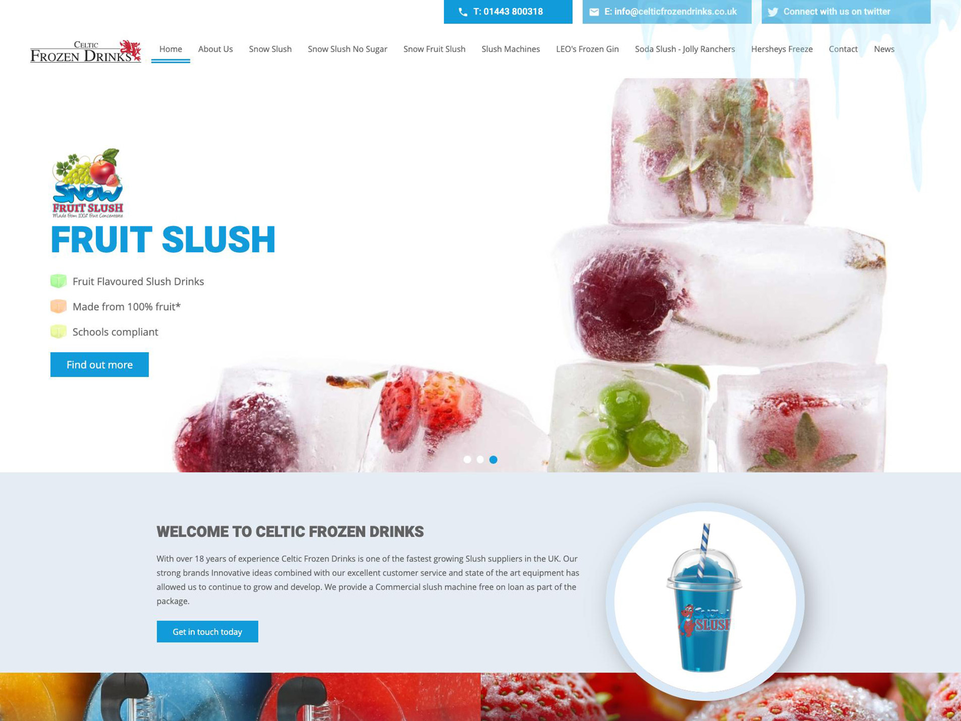 An example of a website design in Solihull